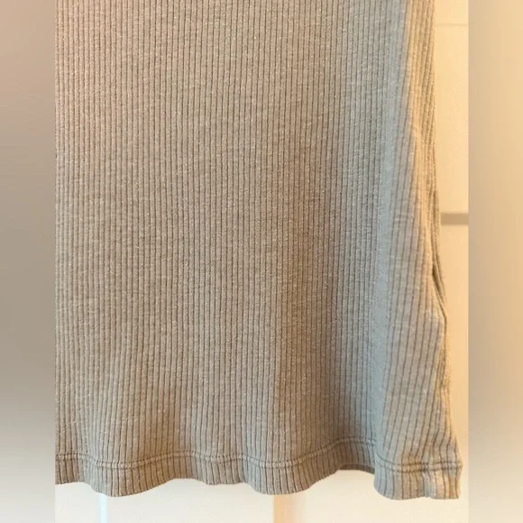 James Peres Ribbed Tank Top in Gray - Picture 6 of 7